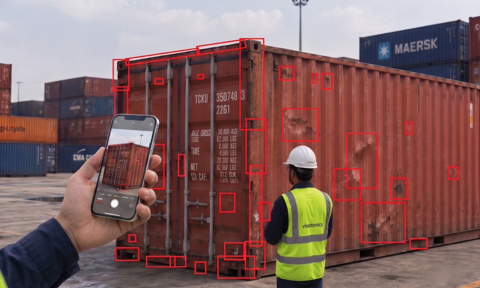 Container Damage Detection: Improving Visibility with AI